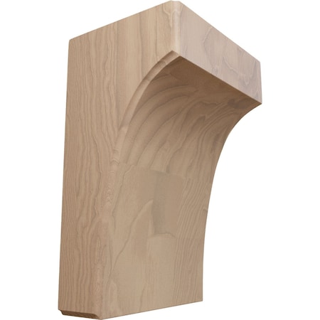 Ekena Millwork 5 1/4"W x 4"D x 8"H Clarksville Bracket, Mahogany BKTW05X04X08CVGM